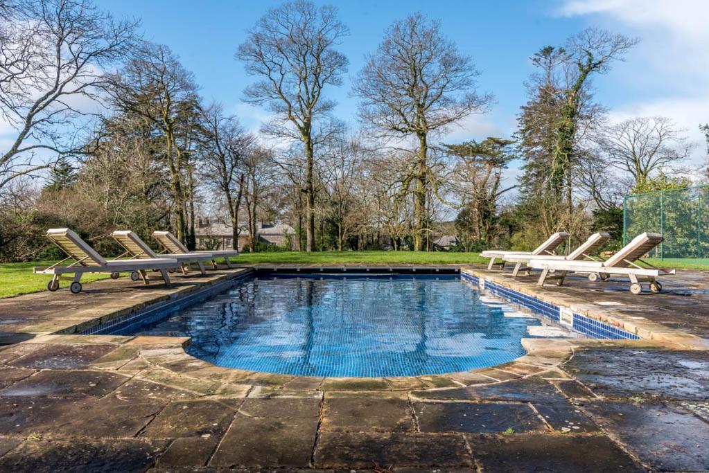 Villa The Manor House At Boconnion Bodmin Exterior foto